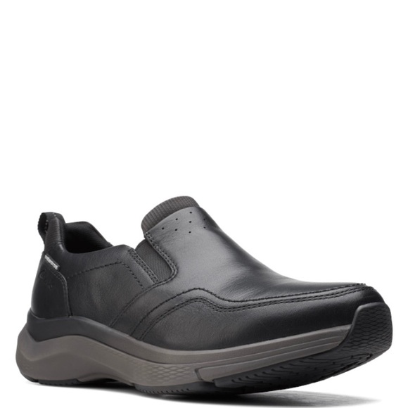 Clarks Other - Clarks Wave 2.0 Edge Black Leather Size 10.5M
